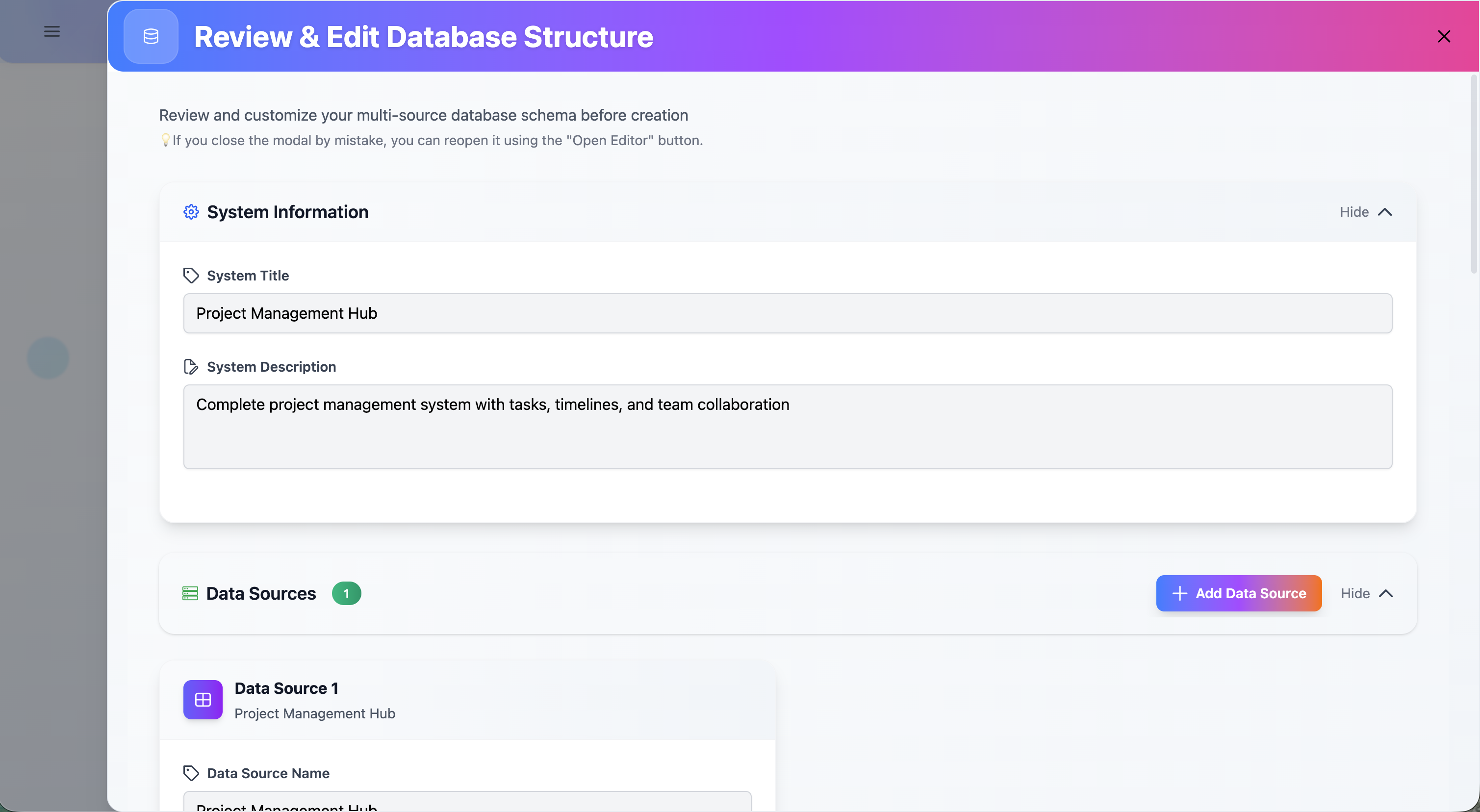 AI Database Schema Review
