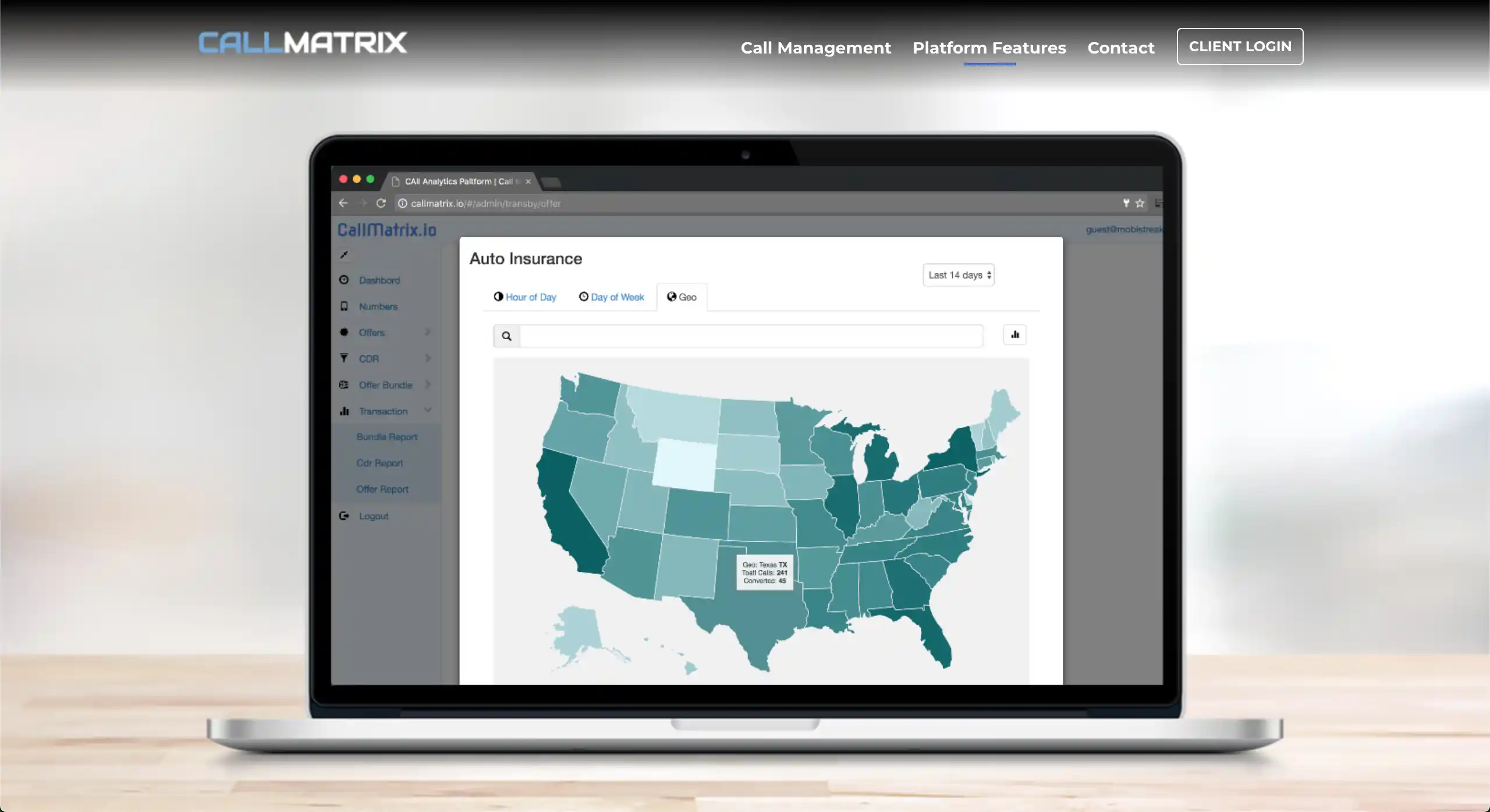 CallMatrix - Call Intelligence, Marketing, and Analytics Platform