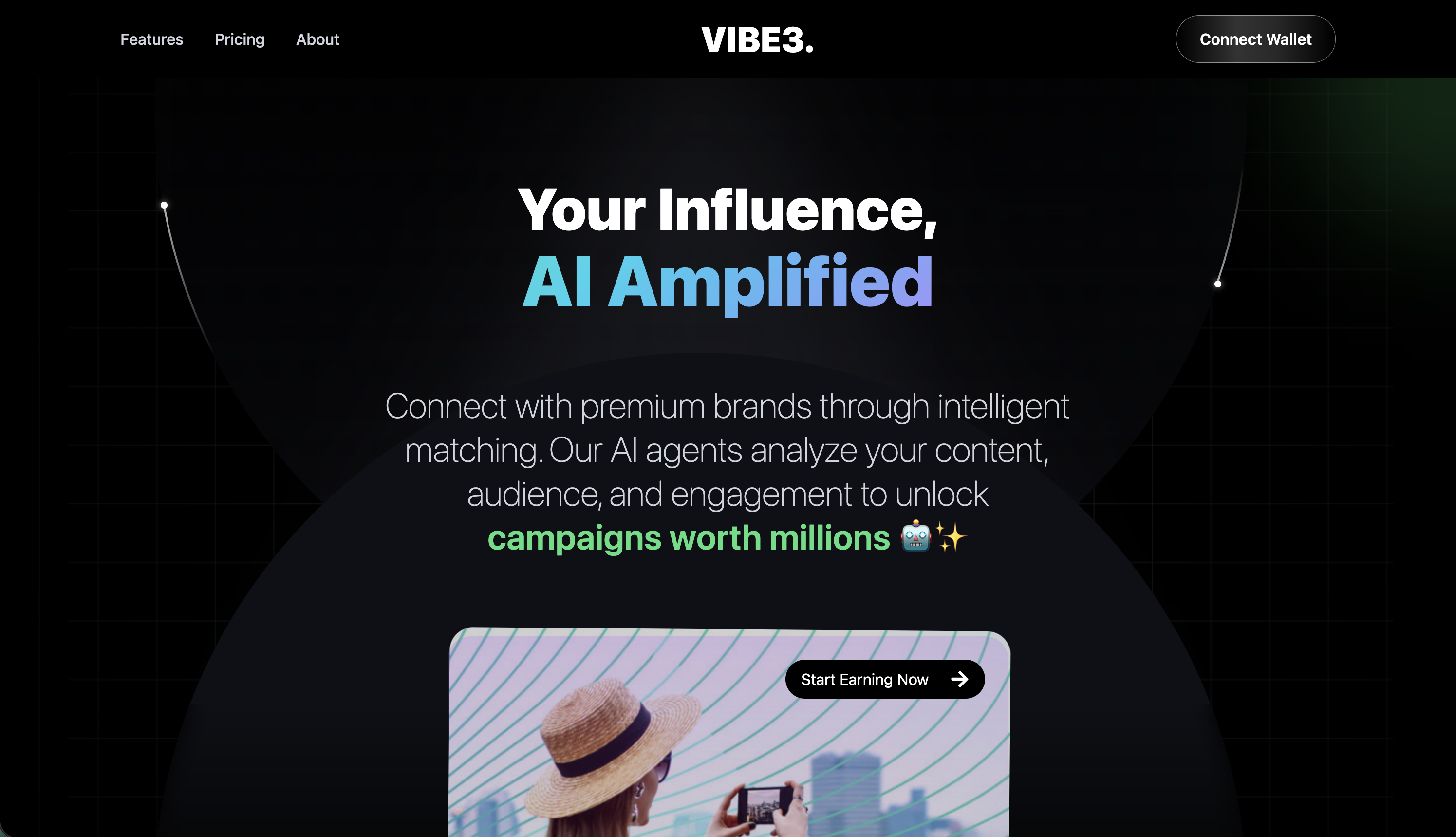 Vibe3 Modern React-Based User Interface