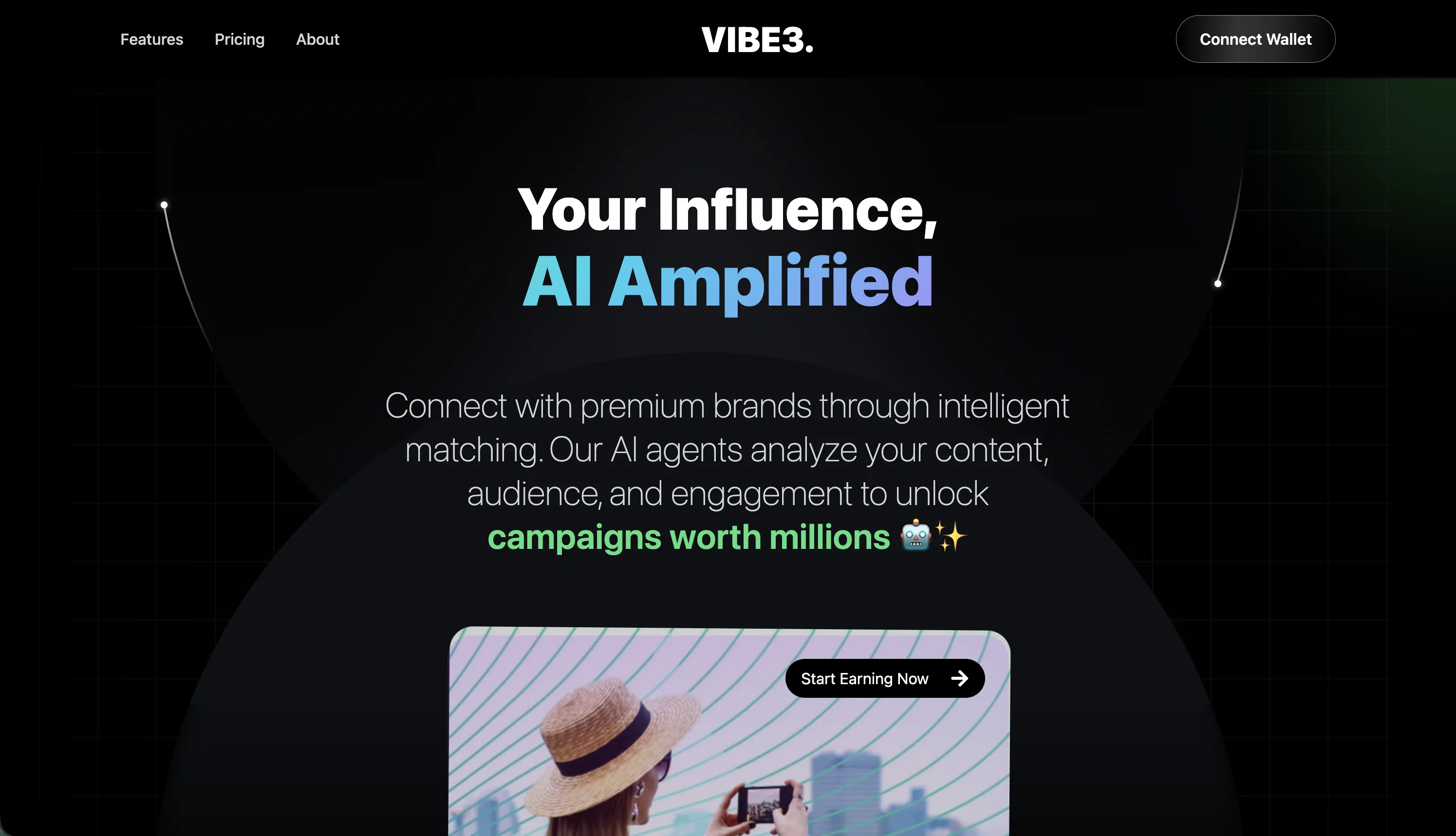 Vibe3 Modern React-Based User Interface